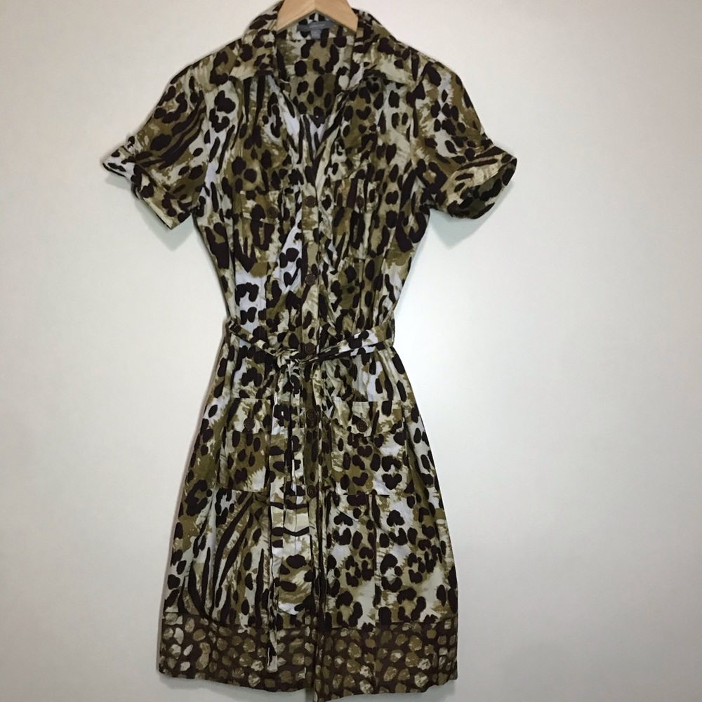 DRESS LEOPARD PRINT 👗 WORN ONCE☝🏼LIKE 🆕